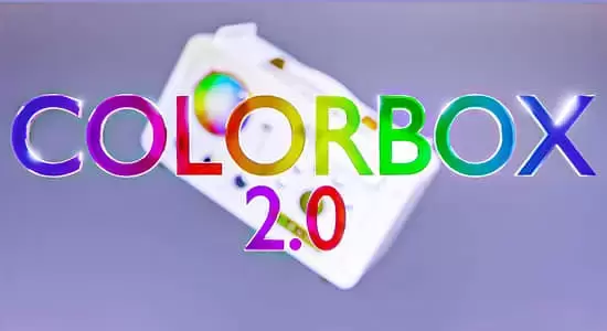 色彩搭配色卡参考选择Blender插件 Color Box V2.0.0