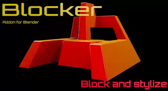 模型约束变形绑定修改控制Blender插件 Blocker v0.1.7插图