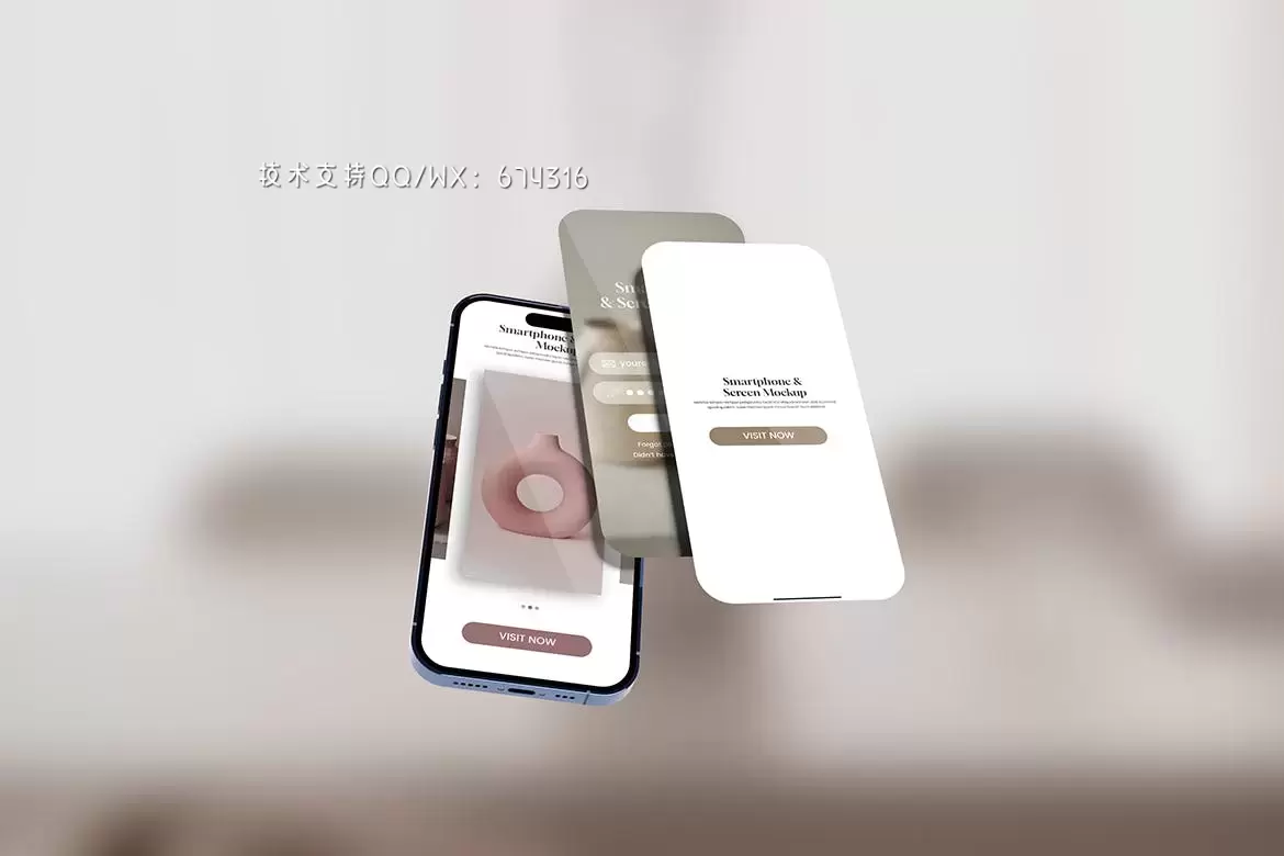 🔴高品质的用于UI设计的屏幕和智能手机模型免费下载插图1