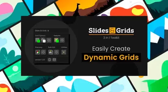 AE脚本-创建动态网格幻灯片视频墙展示动画 Slides & Grids V1.0+使用教程插图