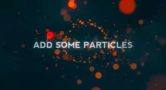AE模板-漂亮唯美炫酷粒子特效动画制作工具包 Particles Package