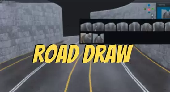 马路公路生成器Blender插件 Road Draw Blender Addon V1.0