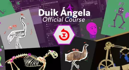 缩略图二维卡通角色骨骼绑定MG动画工具AE脚本 Duik Angela 17.0.1 Win/Mac中文版