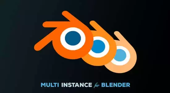 多个文件合并同时打开Blender插件 Multi Instance Blender v1.1.0插图