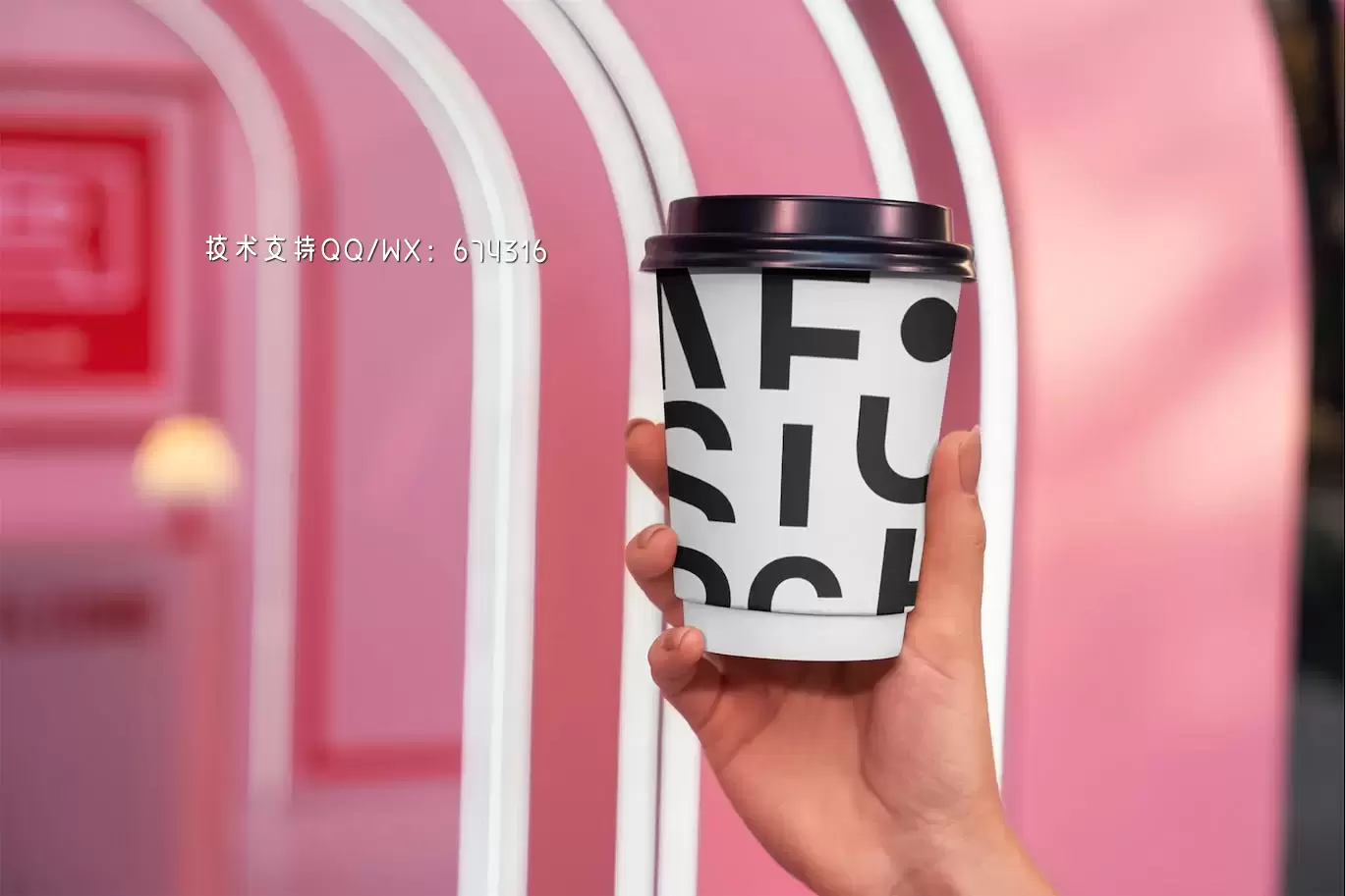 🔴时尚高端专业的高品质真实质感的咖啡杯包装设计VI样机展示模型mockups免费下载插图6