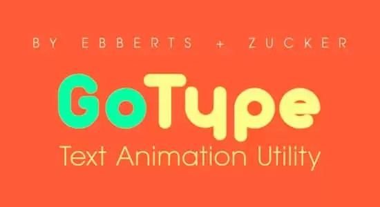 AE脚本-简单文字排版动画制作 Gotype v1.01插图