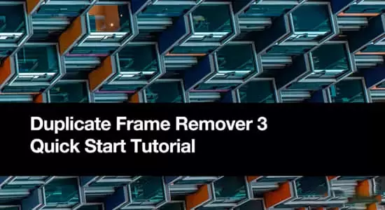 AE脚本-删除素材中的重复帧 Duplicate Frame Remover 3.1 + 使用教程插图