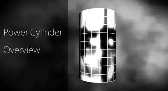 带能量光效控制的图像3D弯曲圆柱AE插件 Power Cylinder v1.1.6 Win插图