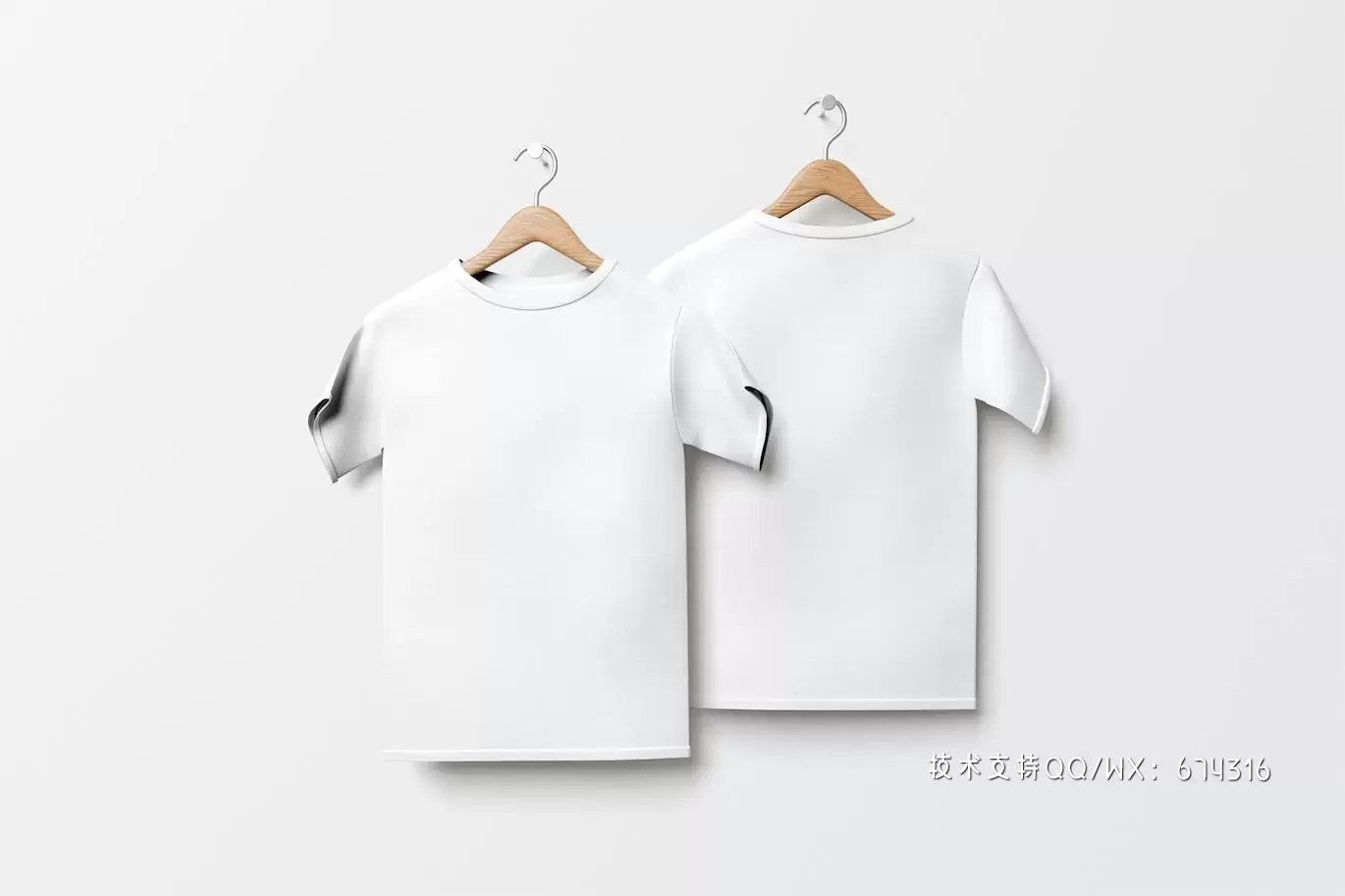 🔴高品质的T恤背心服装设计VI样机展示模型mockups免费下载插图1