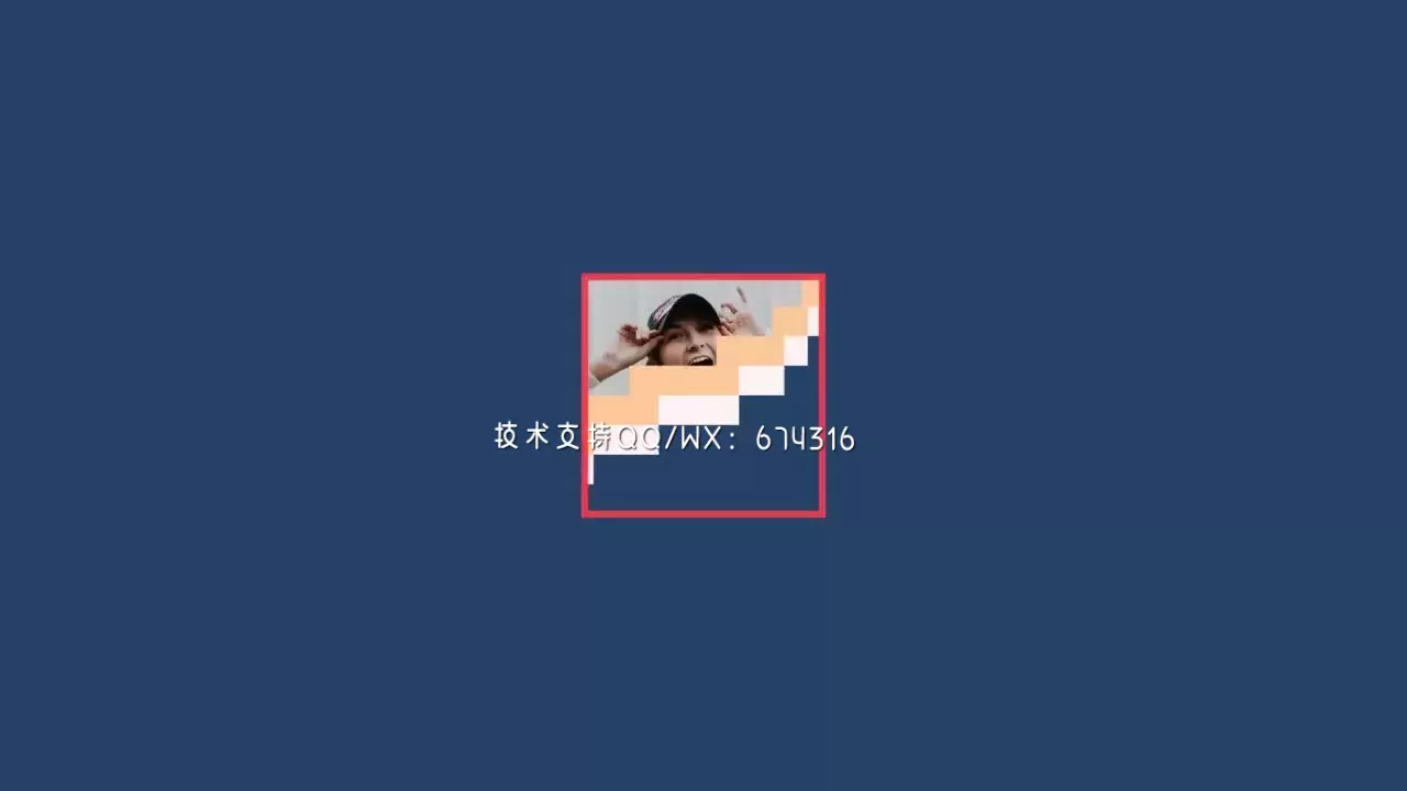 个性设计居中照片图标AE模板视频下载(含音频)