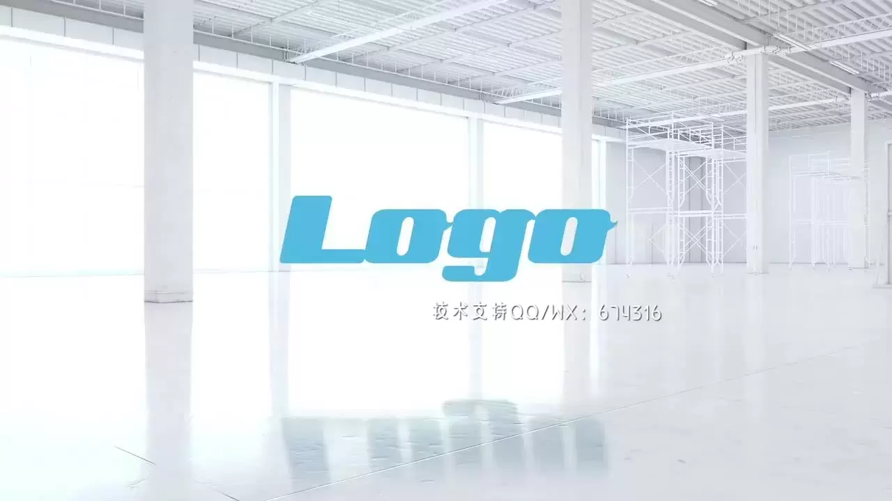 清洁企业3DLOGO标志显示AE模板视频下载(含音频)插图
