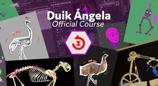 二维卡通角色骨骼绑定MG动画工具AE脚本 Duik Angela 17.1.7 Win/Mac中文版插图