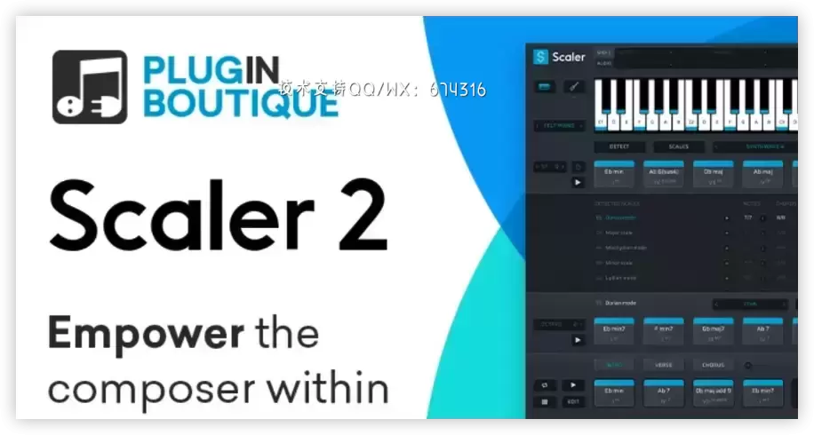 [Win/Mac]Plugin Boutique Scaler 2(和弦辅助制作插件) v2.8