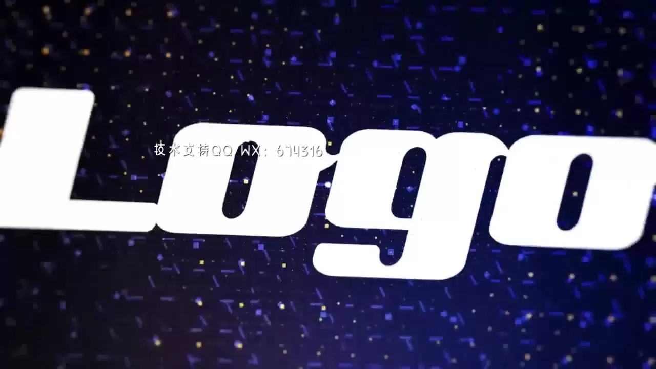 酷炫创意活力的超现代标志AE模板视频下载(含音频)