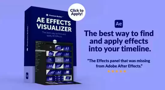 AE脚本-290种视觉特效可视化预设 Effects Visualizer