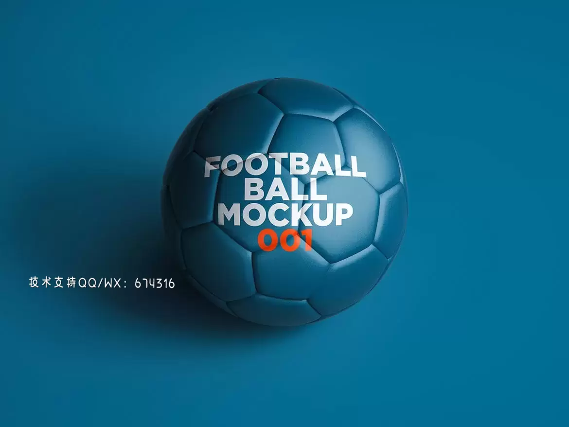高品质的足球VI设计样机展示模型mockups免费下载插图1
