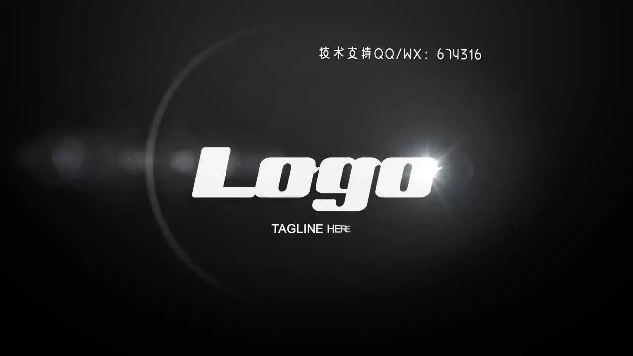 优雅的LOGO标志显示AE模板视频下载(含音频)插图