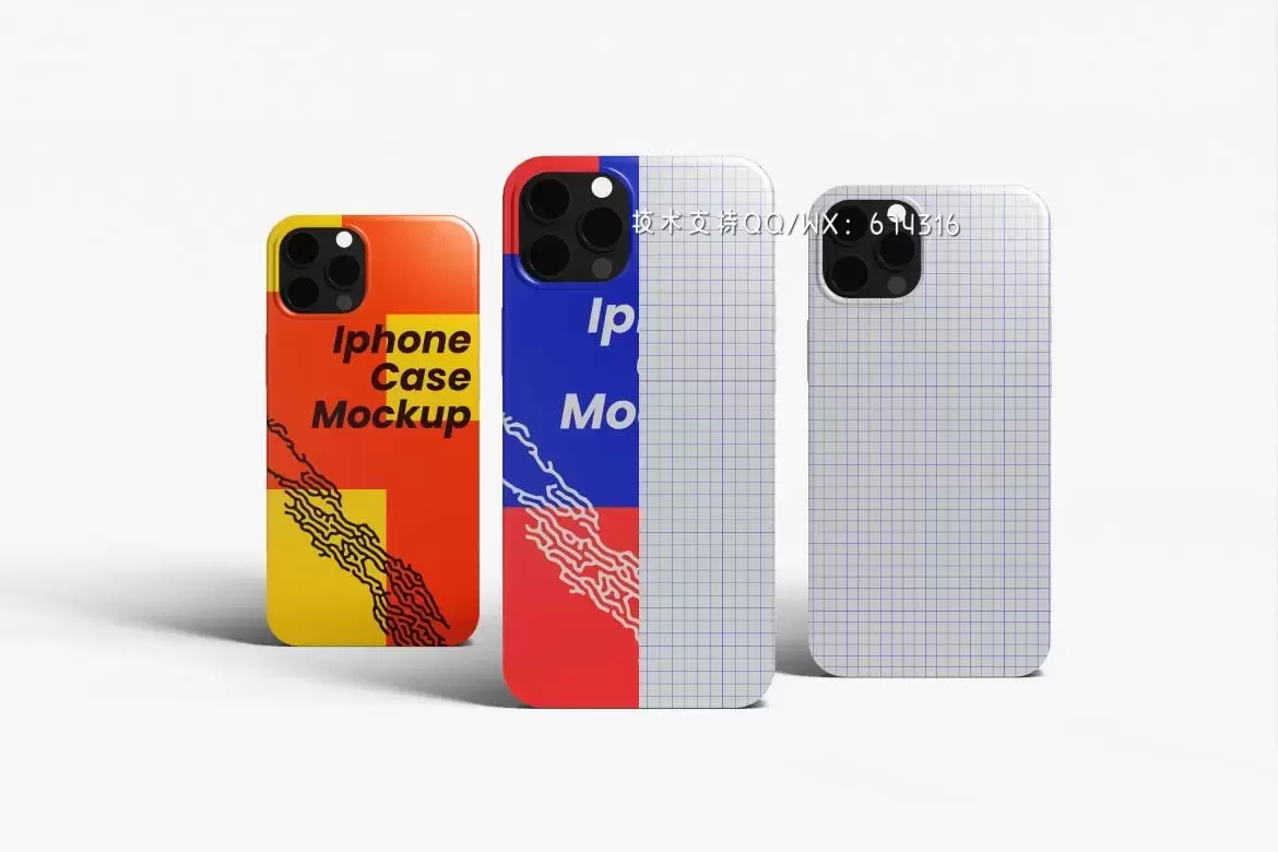 高品质的iPhone手机壳VI设计样机展示模型mockups免费下载插图4