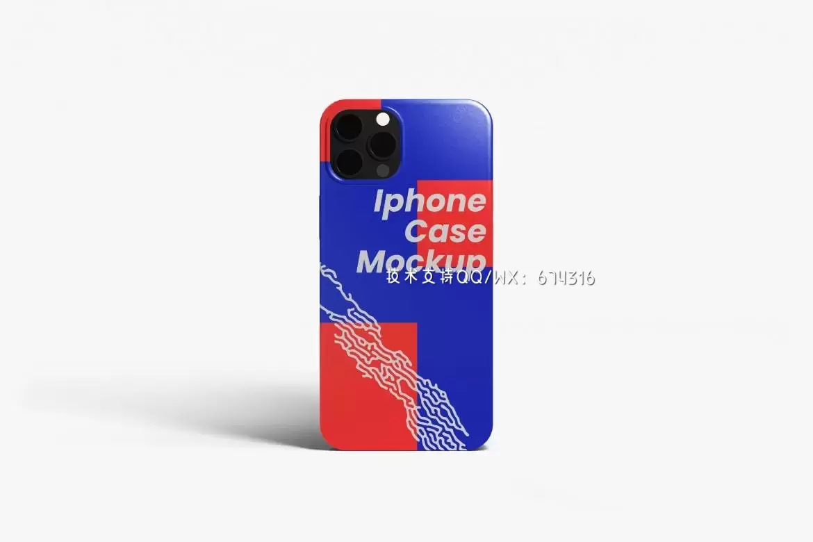 高品质的iPhone手机壳VI设计样机展示模型mockups免费下载插图1