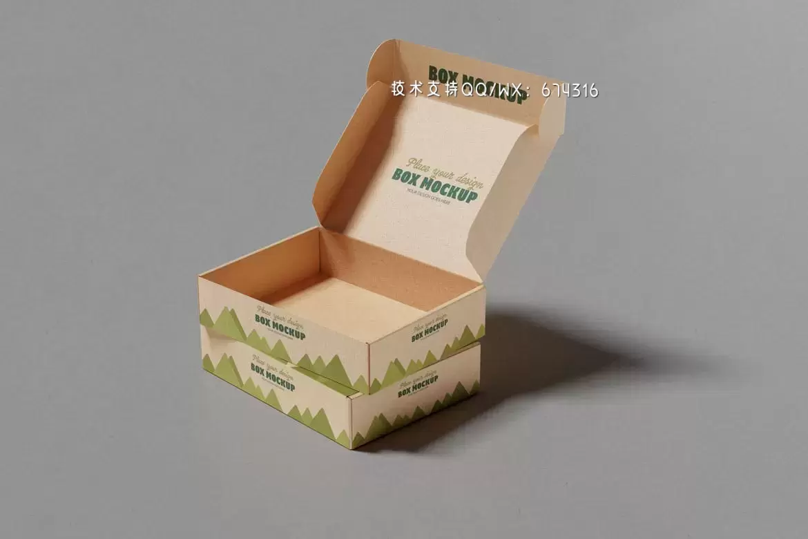 高品质的包装盒子包装设计VI样机展示模型mockups免费下载插图8