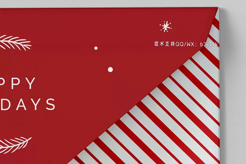 多视图展示圣诞贺卡设计样机[1.38GB]免费下载插图6