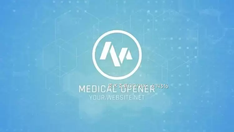 医疗标志片头AE模板视频下载(含音频)插图
