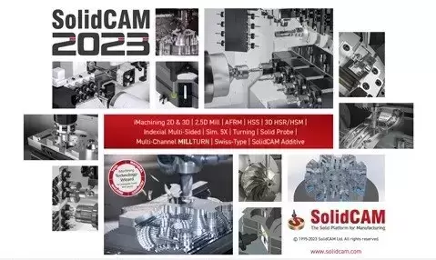 [WIN]SolidCAM 2023 SP0 SolidWorks  (数控加工软件) 2018-2023 x64