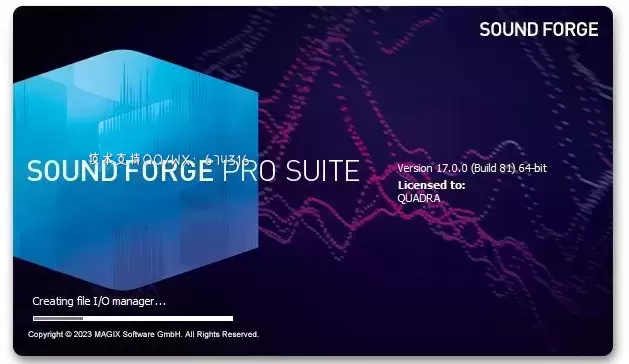 [WIN]MAGIX SOUND FORGE Pro Suite (录音和提高音质软件) 17.0.2.109 Multilingual