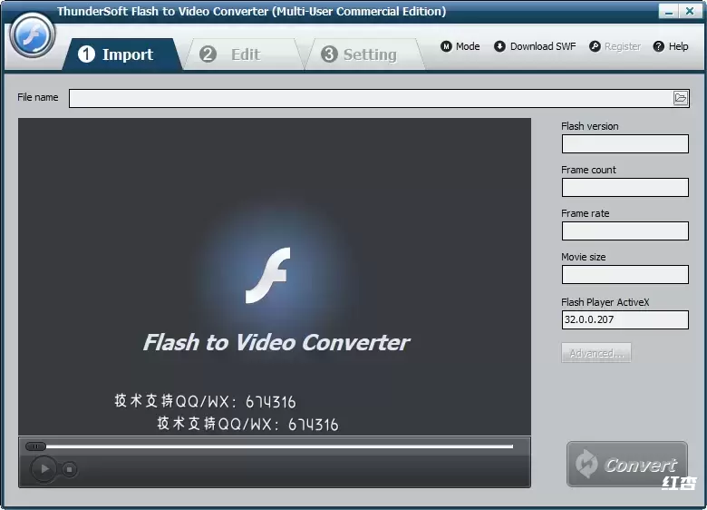 [WIN]ThunderSoft Flash to Video Converter (flash视频转换器) 5.2.0 破解版