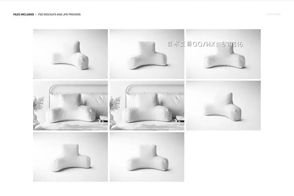 阅读枕头图案设计样机套装[1.11GB]免费下载插图11