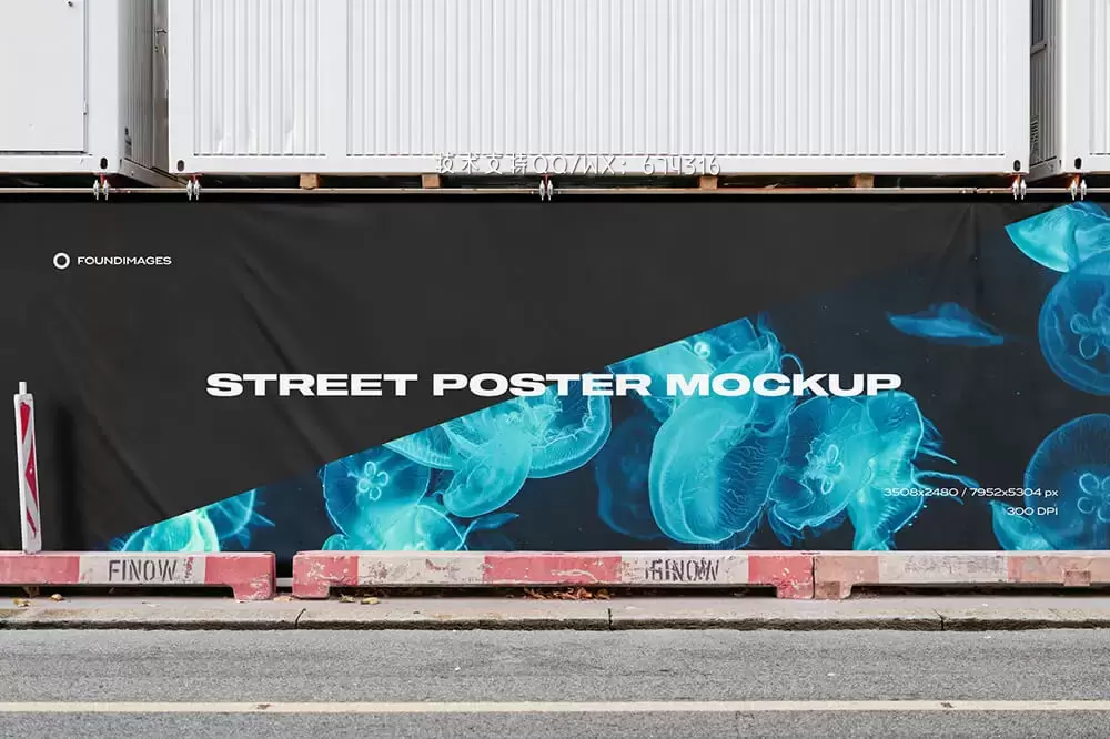 城市街道户外巨型海报样机套装[2.99GB,PSD]免费下载插图12