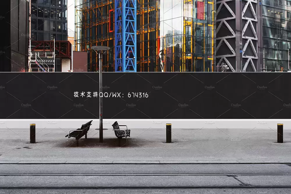城市街道户外巨型海报样机套装[2.99GB,PSD]免费下载插图64