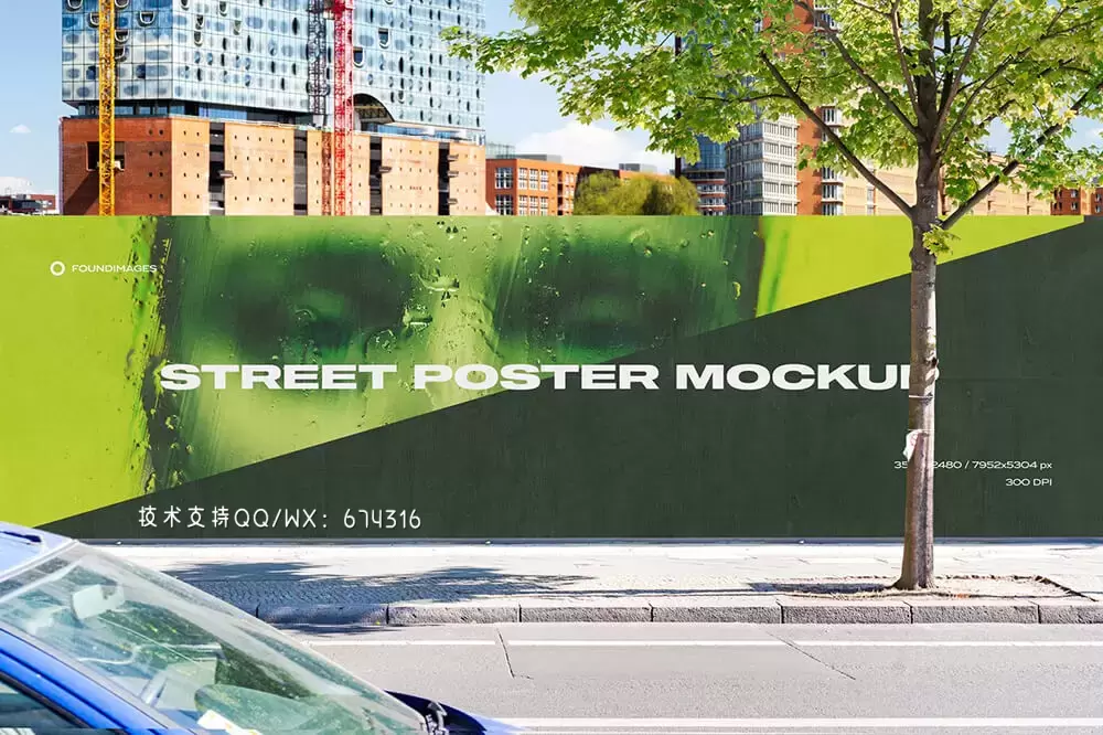 城市街道户外巨型海报样机套装[2.99GB,PSD]免费下载插图24