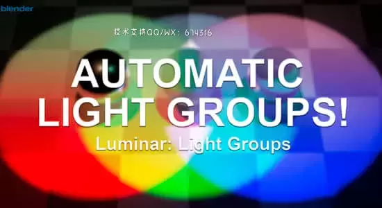 Blender插件-简化灯光组控制管理 Luminar Light Groups v1.0.3插图