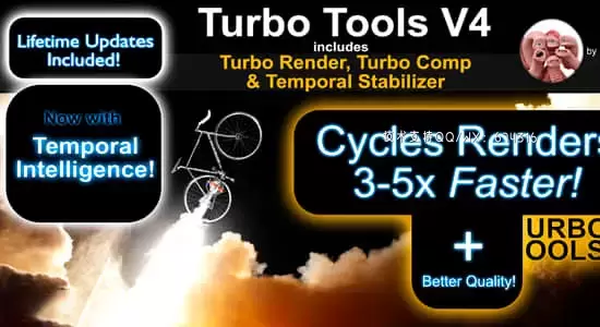 加快渲染速度Blender插件 Turbo Tools V4.0.7插图