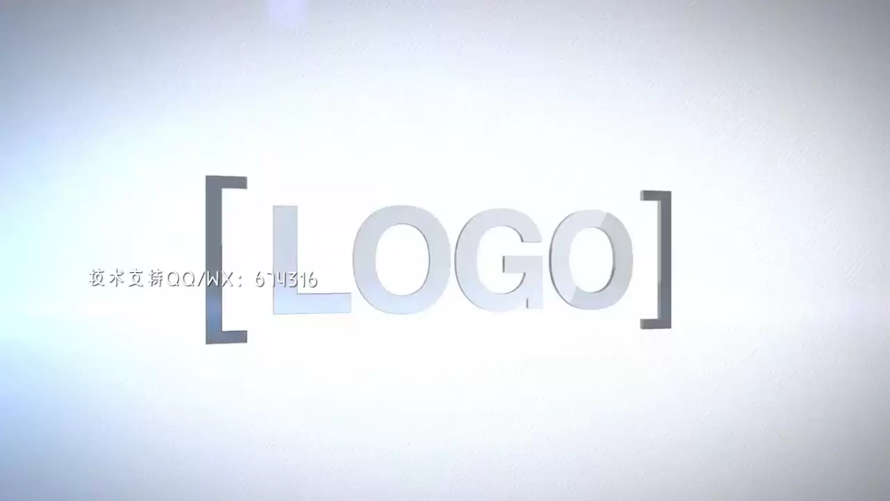 现代时尚LOGO标志转换AE模板视频下载(含音频)