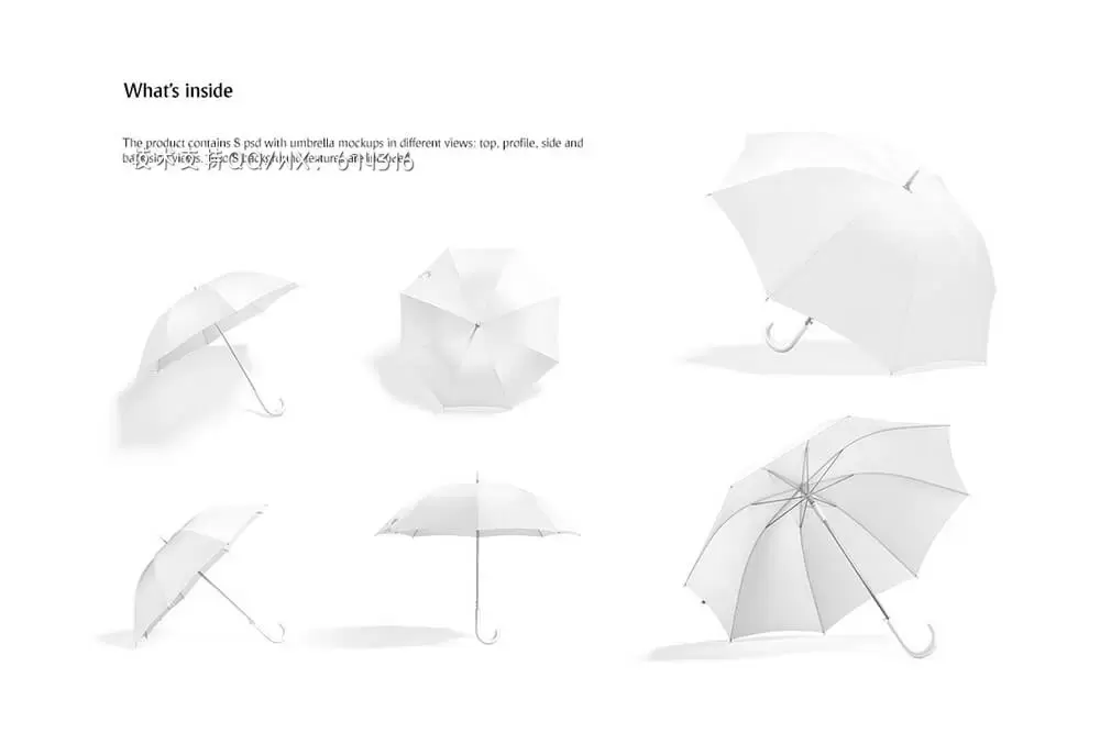 雨伞图案设计样机包 (psd)免费下载插图10