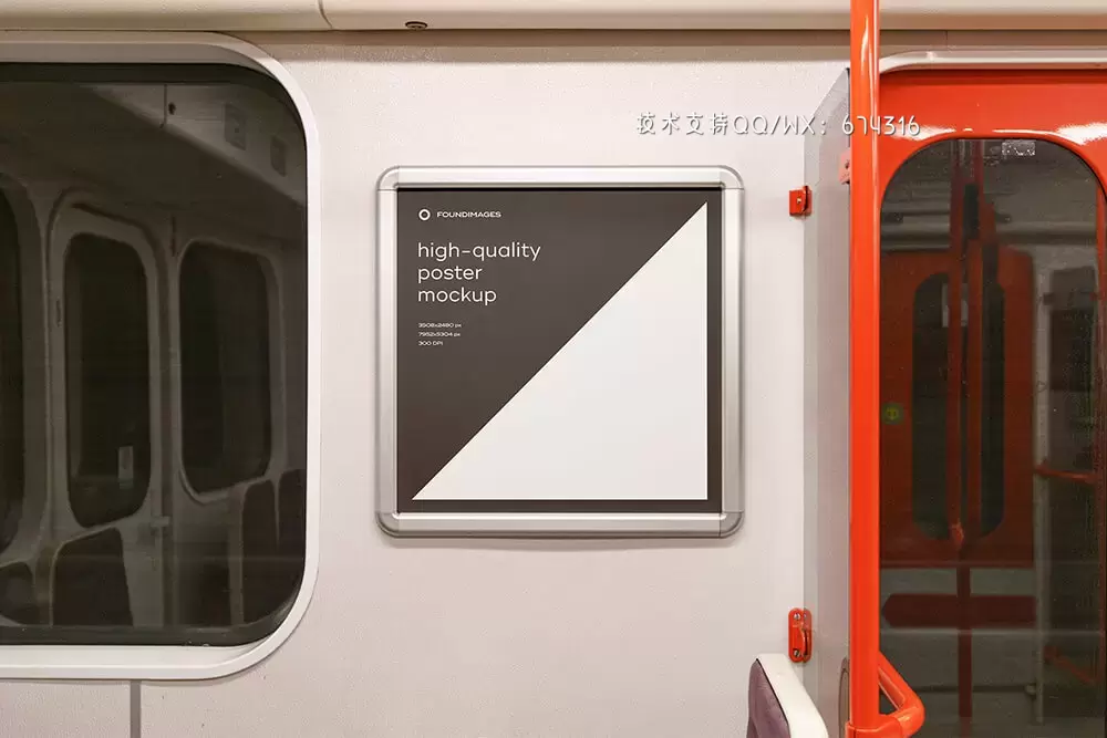 地铁广告海报样机套装[2.3GB,PSD]免费下载插图4