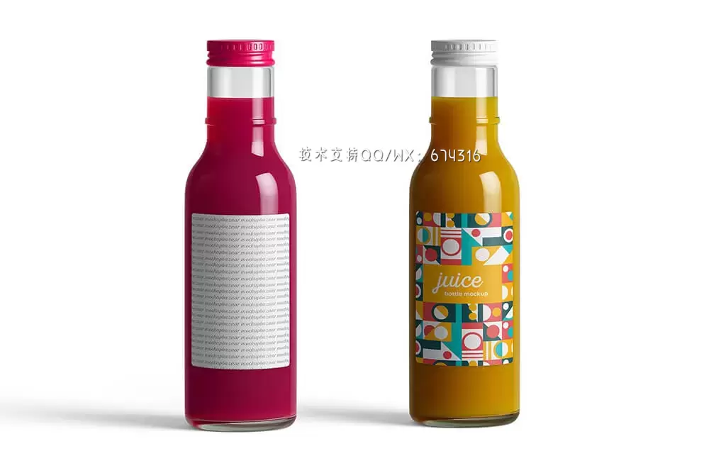果汁瓶品牌包装设计样机 (psd)免费下载插图2
