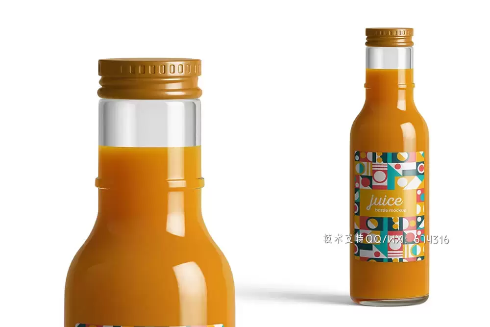 果汁瓶品牌包装设计样机 (psd)免费下载插图3