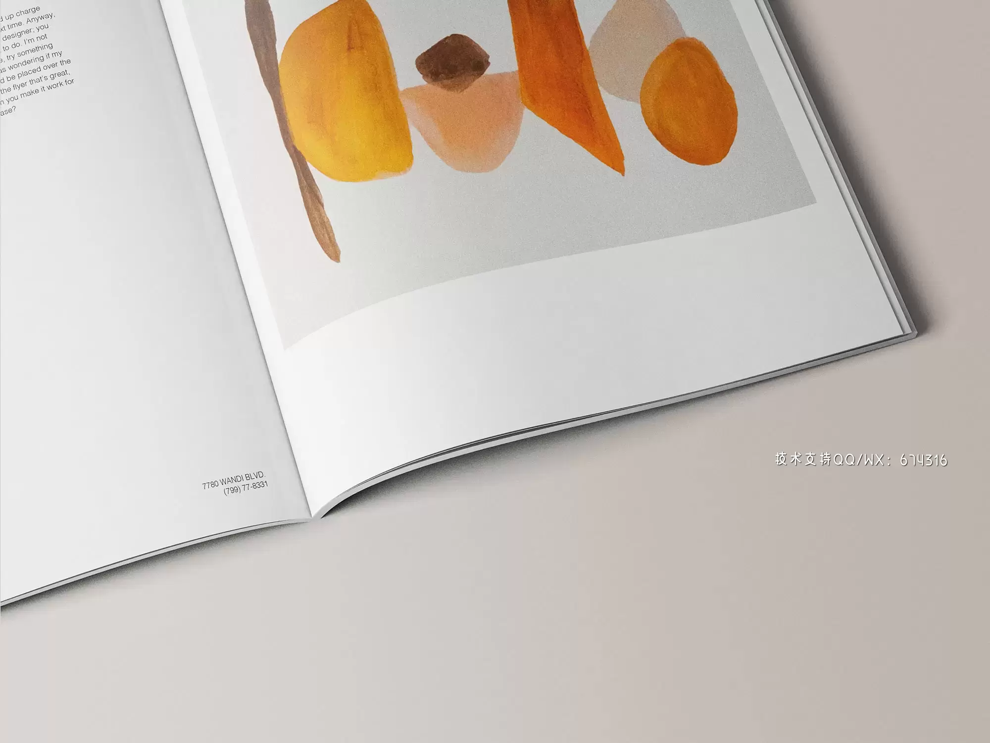 时尚高端专业的高品质A4尺寸杂志书籍装帧VI样机展示模型mockups免费下载插图5