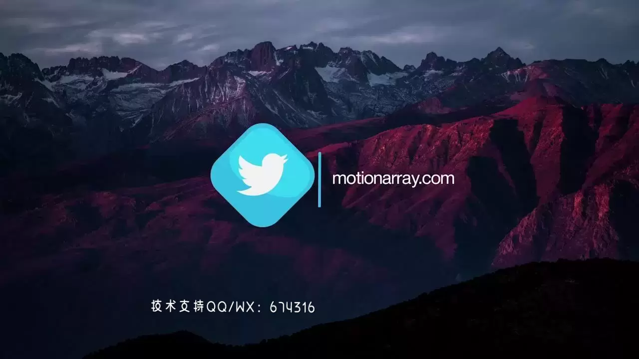 快速简短的旋转平面LOGO标志AE模板视频下载(含音频)插图