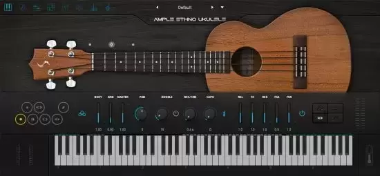 [WIN]Ample Sound Ample Ethno Ukulele (民族尤克里里琴乐器模拟) v3.6.0 特别版