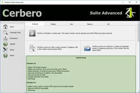 [WIN]Cerbero Suite Advanced (恶意软件分析工具) 6.5.1 特别版
