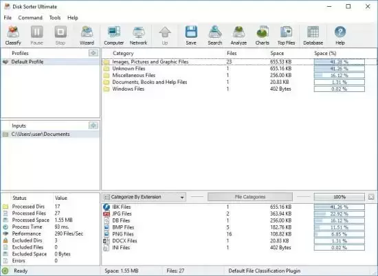 [WIN]Disk Sorter Pro / Ultimate / Enterprise (磁盘文件占用分析工具) 15.3.12 特别版