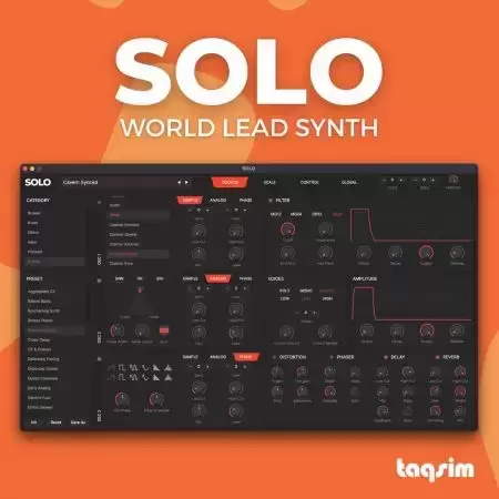 [WIN]TAQSIM SOLO World Lead Synth (跨平台虚拟乐器插件) v2.0.0 特别版