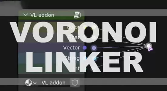 快速添加节点制作连接工具Blender插件 Voronoi Linker V4.0.1插图