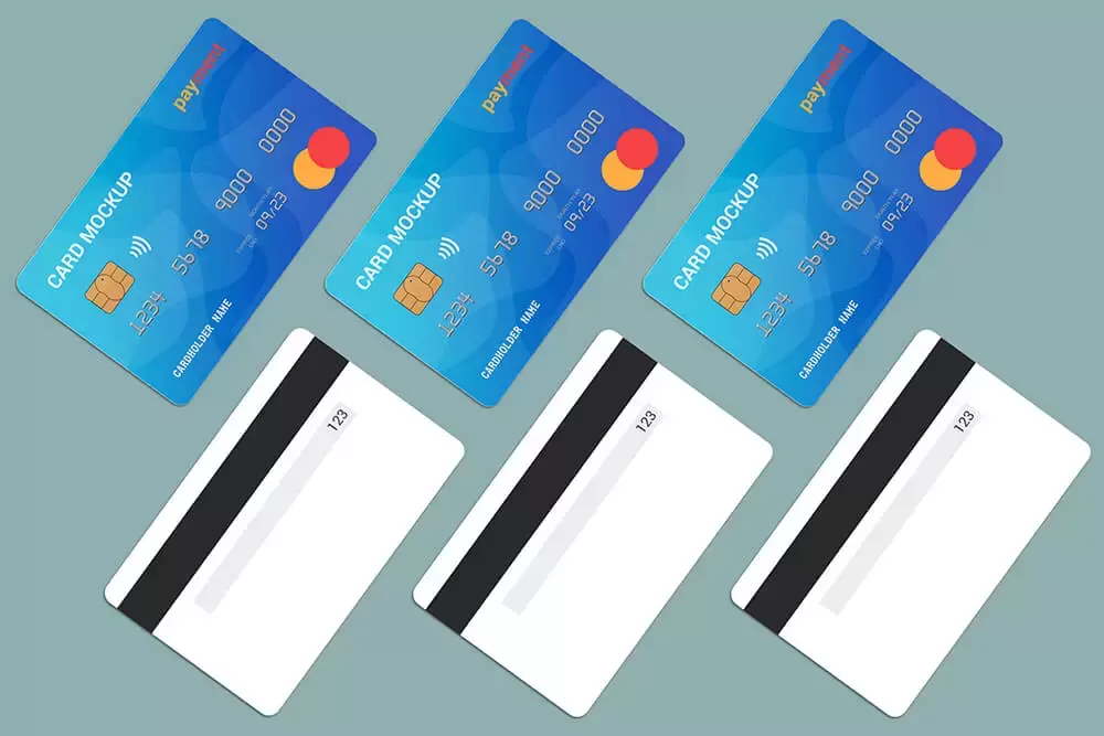 借记卡/信用卡品牌设计样机 (psd)免费下载插图10