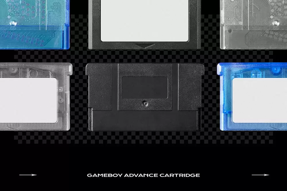 复古游戏卡带磁带&透明外壳样机包 (psd)免费下载插图5