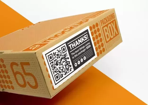 硬纸板箱包装品牌标签设计样机[psd]免费下载插图